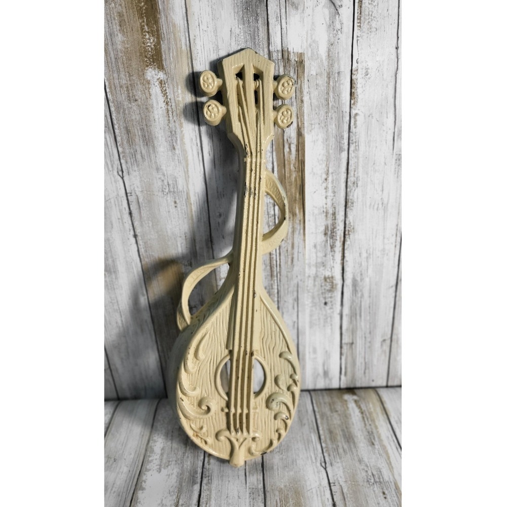 Vintage Lexton 1976 USA Faux Mandolin Musical Instrument Wall Hanging‎ Decor - Picture 2 of 11